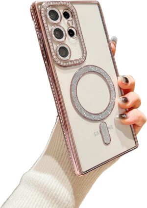 Samsung S25 Plus Diamond Bling Magsafe Case